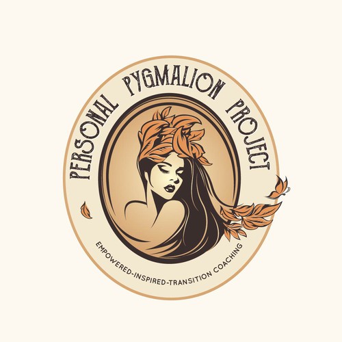 Woman logo with the title 'Inspirational MUSE Logo concept for Personal Pygmalion Project'