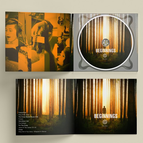 Color artwork with the title 'Gospel Band CD'