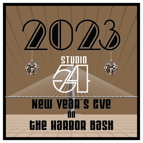 New Year's design with the title '2023 NYE'