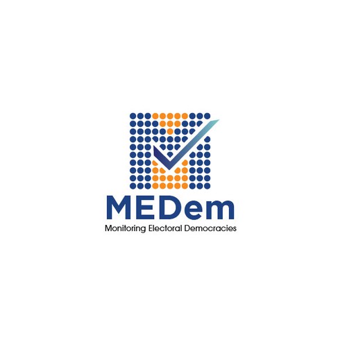 Political campaign design with the title 'MEDem Logo Design'
