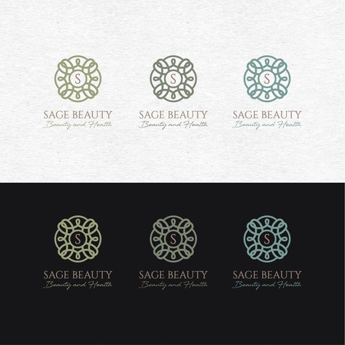 Health and beauty logo with the title 'Health and Beauty store'