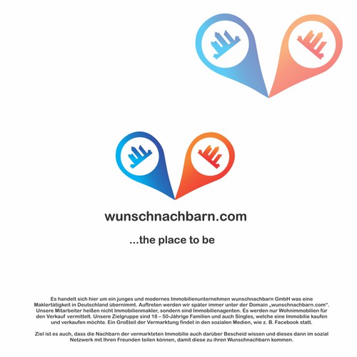 City brand with the title 'Real Estate Logo'