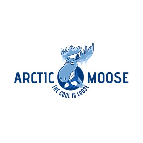 Moose logo with the title 'Cooling towels need Arctic Moose logo - The Cool is Loose!'