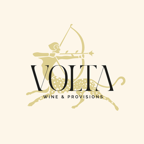 Art Deco design with the title 'Identity for a wine retailer'