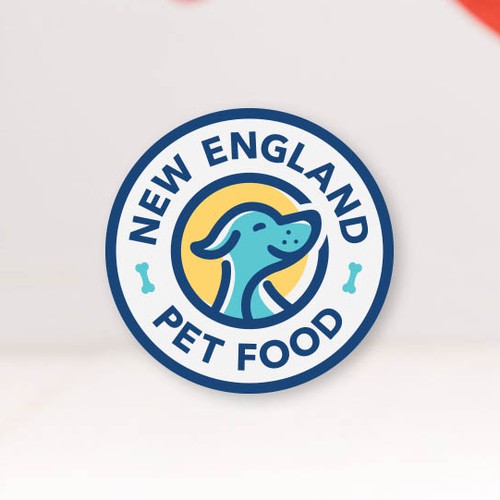 Funny logo with the title 'Logo for the producer of natural dog food.'