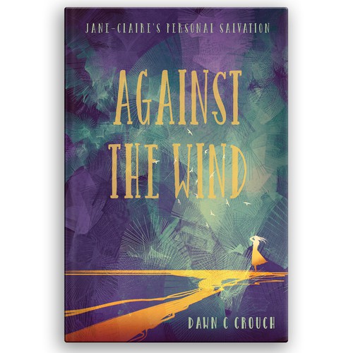 Artsy book cover with the title 'Evocative and artistic cover entry for a young adult memoir/novel'