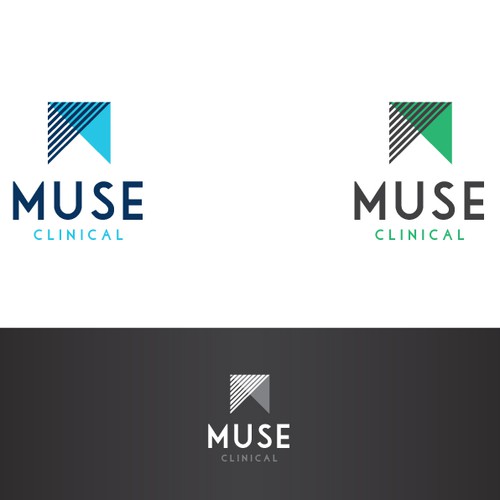 Muse logo with the title 'Brand me!  "MUSE"  Small freelance group needs fresh, simple logo!'