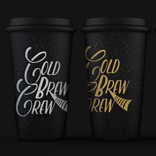Logo packaging with the title 'Logo for Cold Brew Crew'