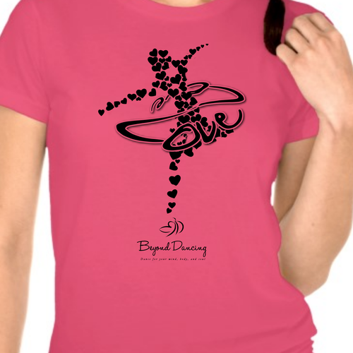 Love t-shirt with the title 'Beyond Dancing'