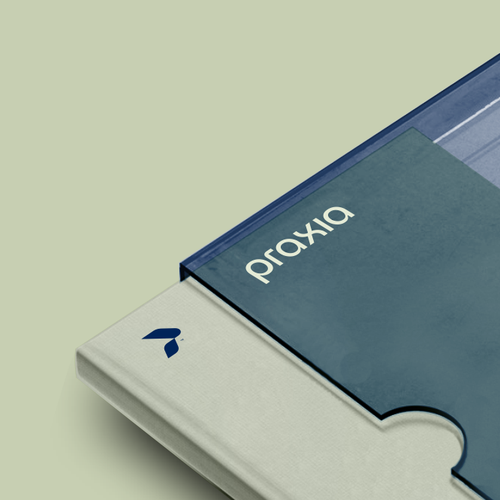 Design with the title 'praxia'