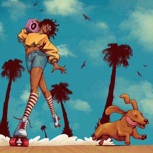 Cricket design with the title 'Cricket Lighter Illustration'