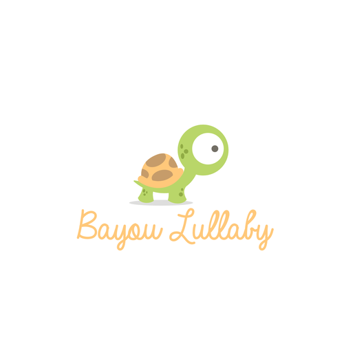 Turtle design with the title 'bayou lullaly'