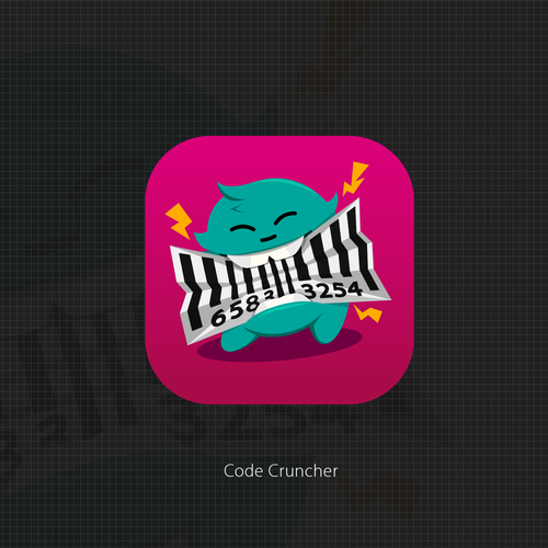 Price design with the title 'CodeCruncher "Creature"'