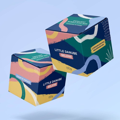 Abstract packaging with the title 'Packaging concept for Little Danube'