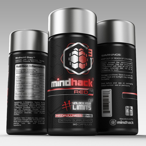 Sports label with the title 'mindhack'