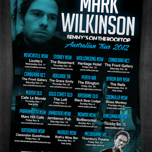 Concert design with the title 'A3 TOUR POSTER DESIGN NEEDED'