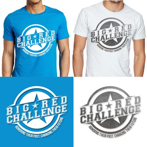 Bold t-shirt with the title 'T-shirt concept for BIG REG CHALLENGE'