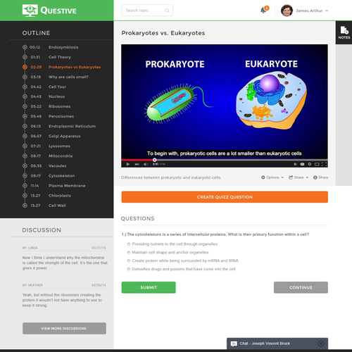 Video website with the title 'Spruce up an already structured web page!'