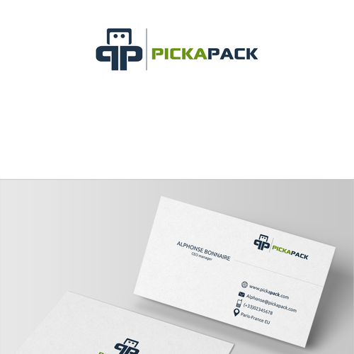 Packaging logo with the title 'PickaPack'