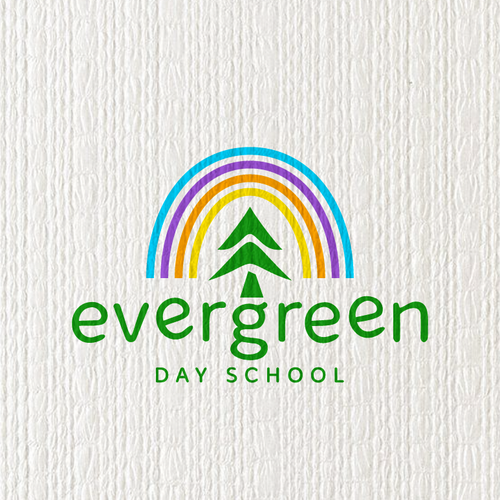 School brand with the title 'evergreen'