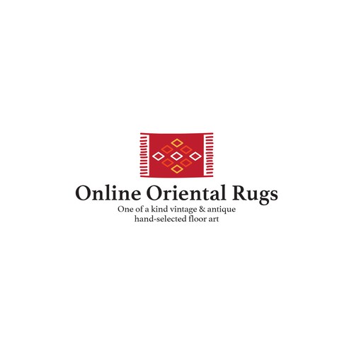 Rug logo with the title 'Modern logo design for home furnishings business'