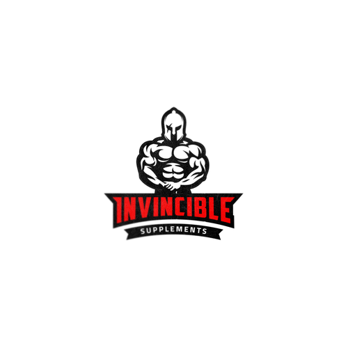 Power design with the title 'Invincible Supplements'