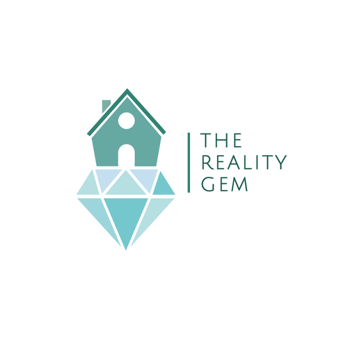 Property management logo with the title 'The Reality Gem'