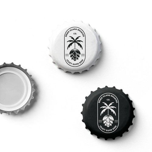 Beer brand with the title 'Beer company logo'