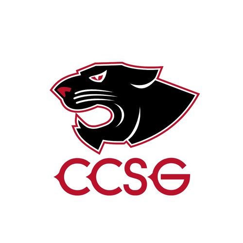 Feline design with the title 'CCSG'