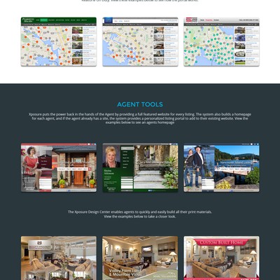 Web design for a realty mutimedia app