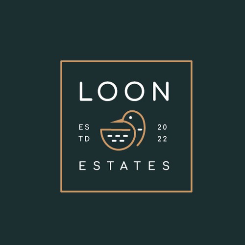 Duck logo with the title 'Estate Sale company logo'