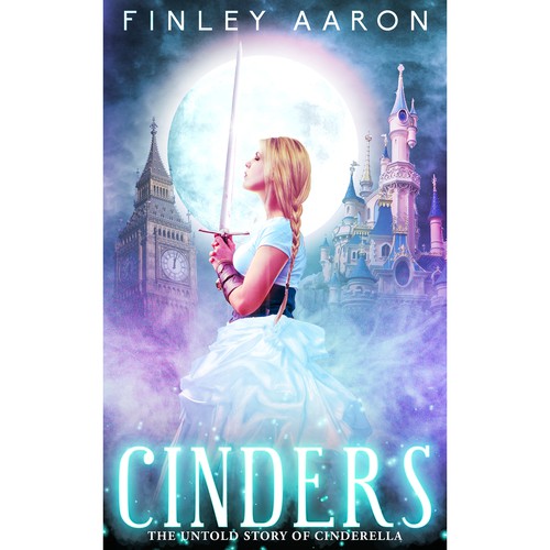 Night book cover with the title 'Cinders.'