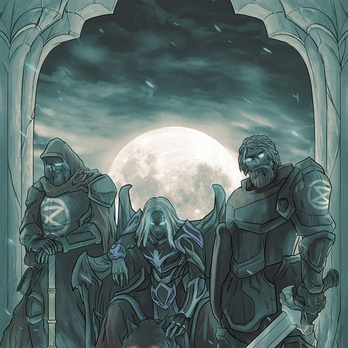 Comic book artwork with the title 'Comic style Illustration'