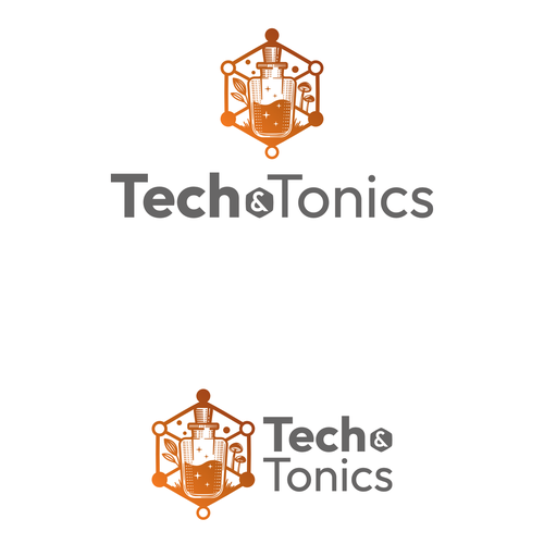 Elixir logo with the title 'artisanal wellness logo'