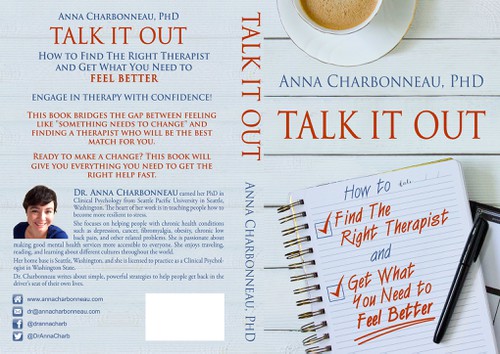 Psychology design with the title 'Therapist Needs a Modern Book Cover Design'