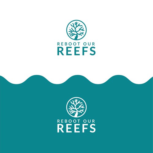 Coral design with the title 'Coral logo '