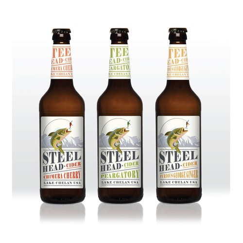 Cider label with the title 'Cider label'