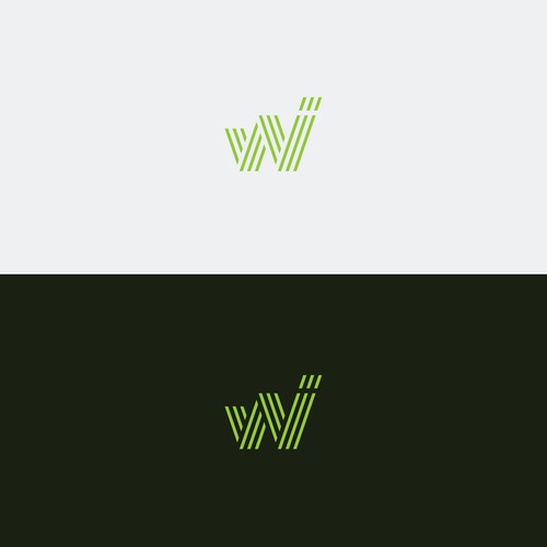 Letter logo with the title 'Clean Logo for a Financial Website'