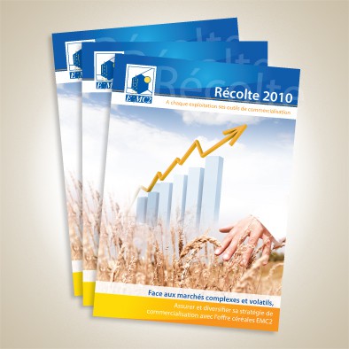 Brochure logo with the title 'A4 Brochure cover'