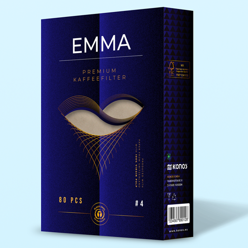 Unique packaging with the title 'A unique and luxury packaging design'