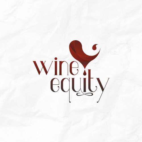 Serif logo with the title 'Classy logo for wine related business'