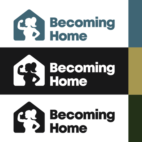 Personal development logo with the title 'Logo design for a life coach for moms'