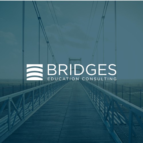 Minimal design with the title 'Logo for an education consalting company.'