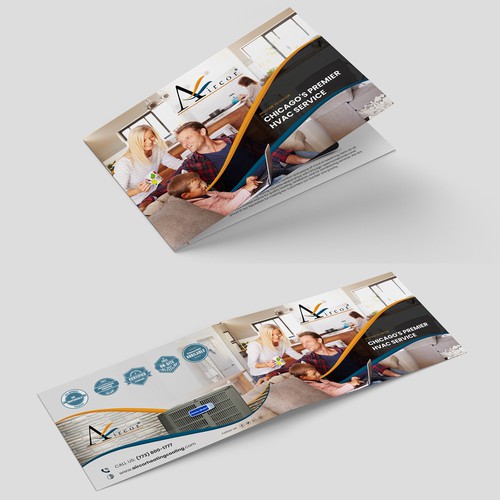 Sales page design with the title 'Brochure Design'