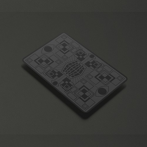 Playing card design with the title 'Card backside idea Brick Mortar'