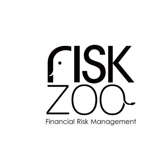 Simple font logo with the title 'RISK ZOO'