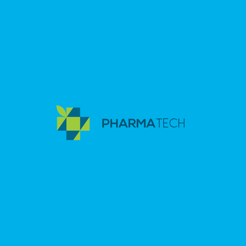 Healthcare logo with the title 'PharmaTech'