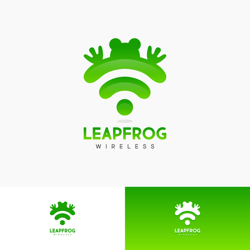 Wireless logo with the title 'LEAPFROG LOGOS'