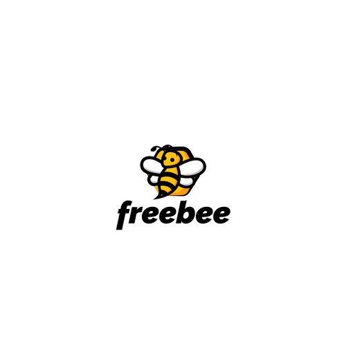 App logo with the title 'Logo concept for FreeBee'