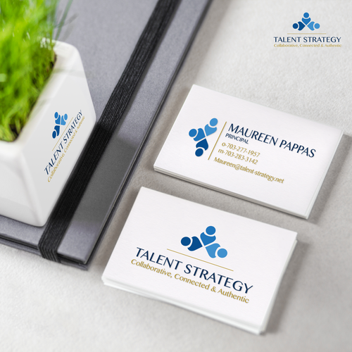 Collaboration design with the title 'Bold Logo concept for HR company '